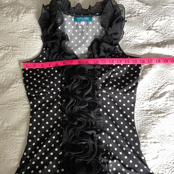 Ruffle tank top - Picture 3 of 5
